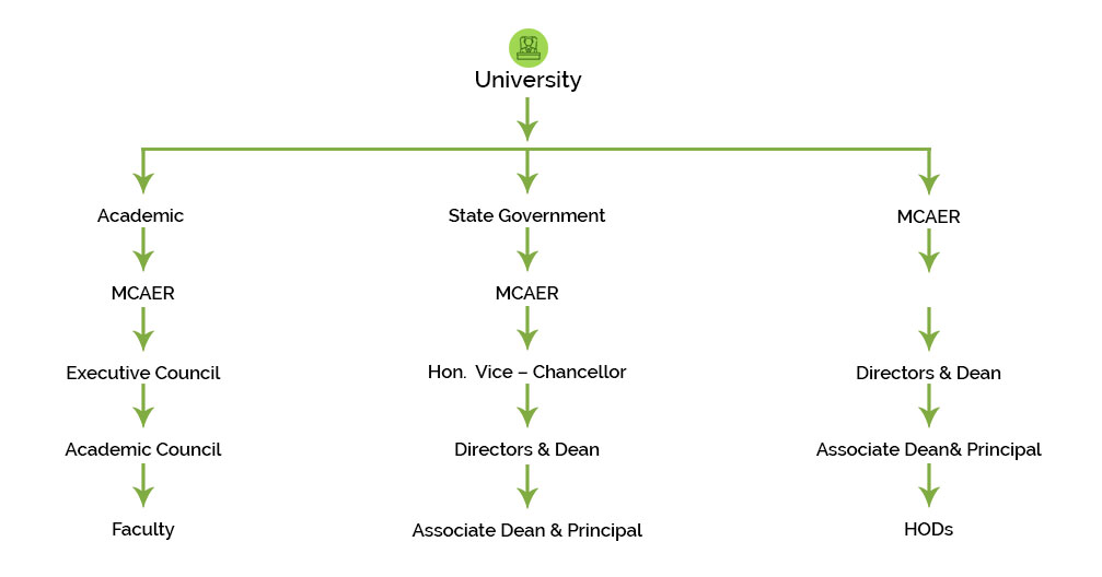 Flowchart University functioning